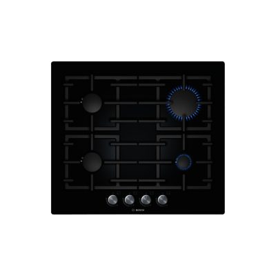 Bosch Avantixx PPP616B91E 60cm Frameless Gas Hob in Black Glass